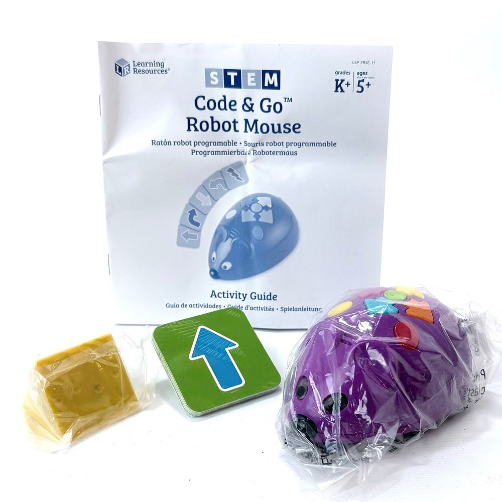 STEM Code And Go Robot Mouse Learning Resources New In Box